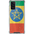 Ethiopia Flag Distressed Galaxy Note20 5G Clear Case